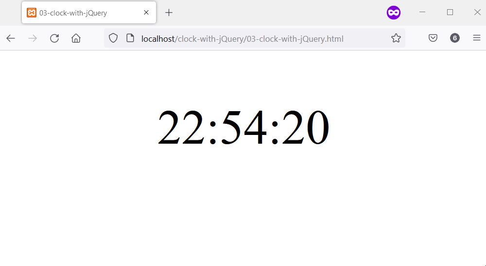 Create a Timer and a Clock Using jQuery Delft Stack
